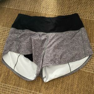 High waisted speed ups size 6